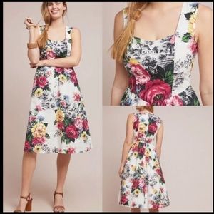 Anthropologie Floral Dress